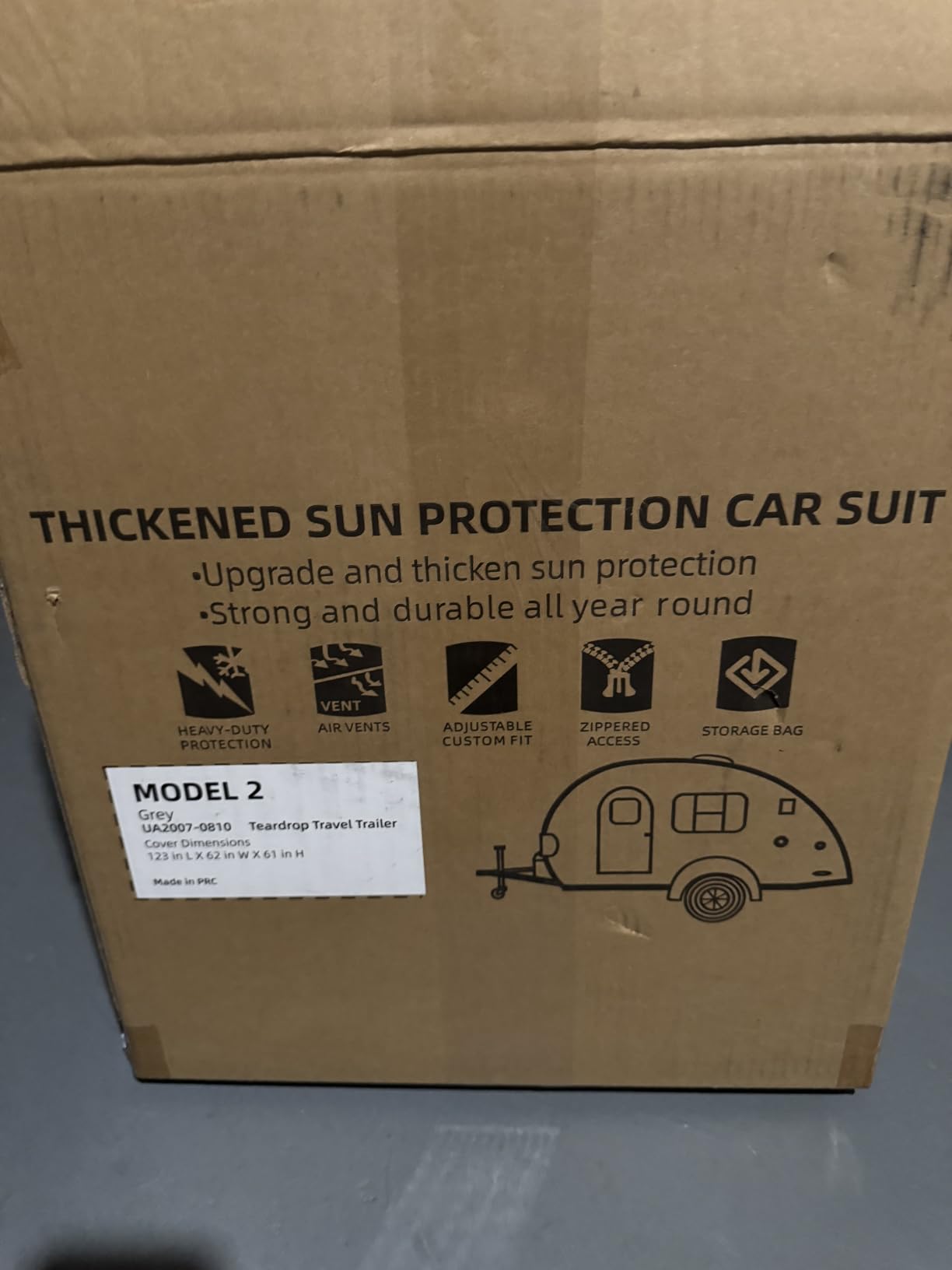 Umbrauto RV Cover 27-30ft: 7 Layers Travel Trailer Cover, Waterproof Camper Cover, Toy Hauler Cover with Tongue Jack Cover, Extra Windproof Ropes, Gutter Covers customer photo 1