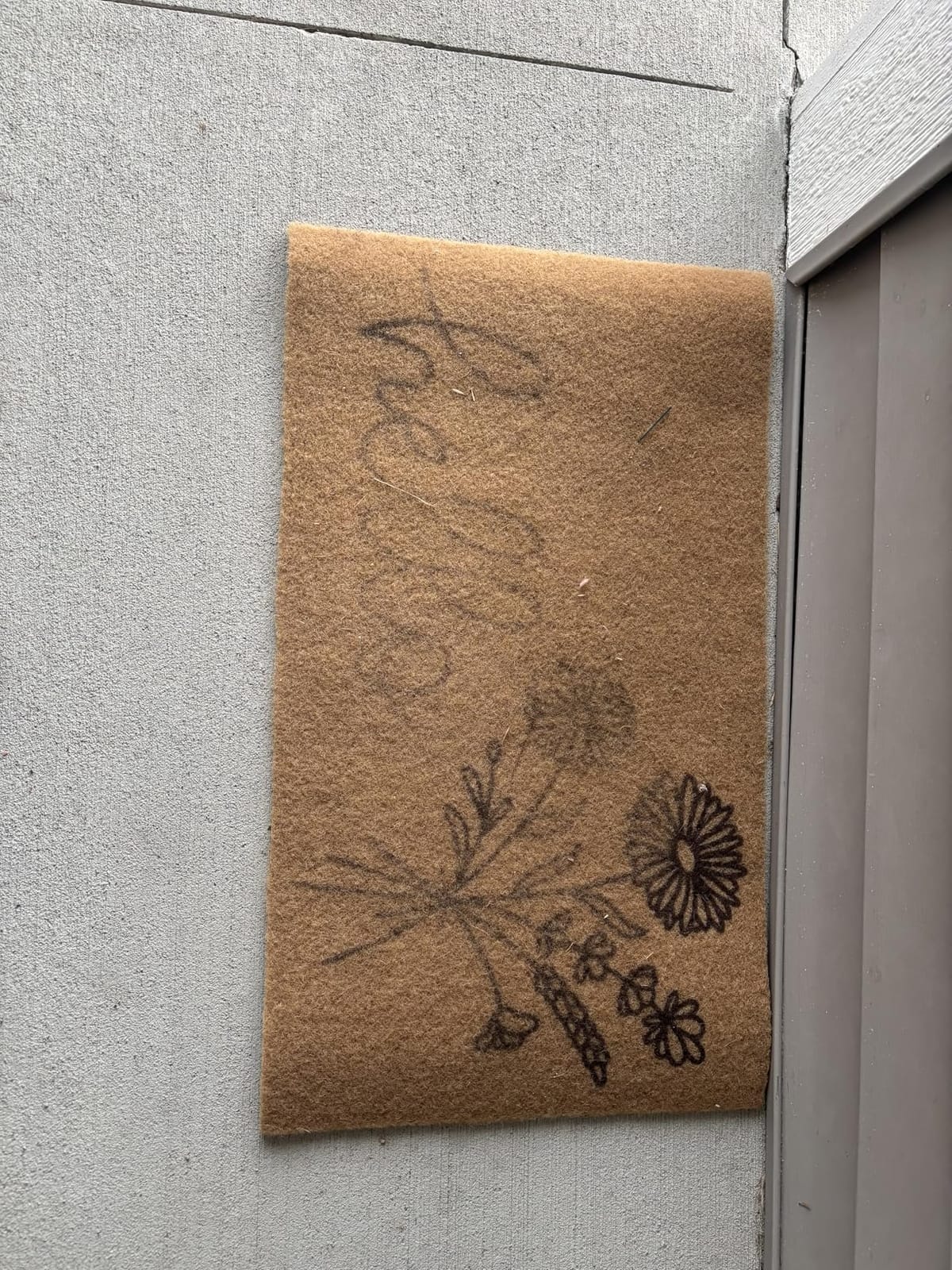 Floral Welcome Mat 17