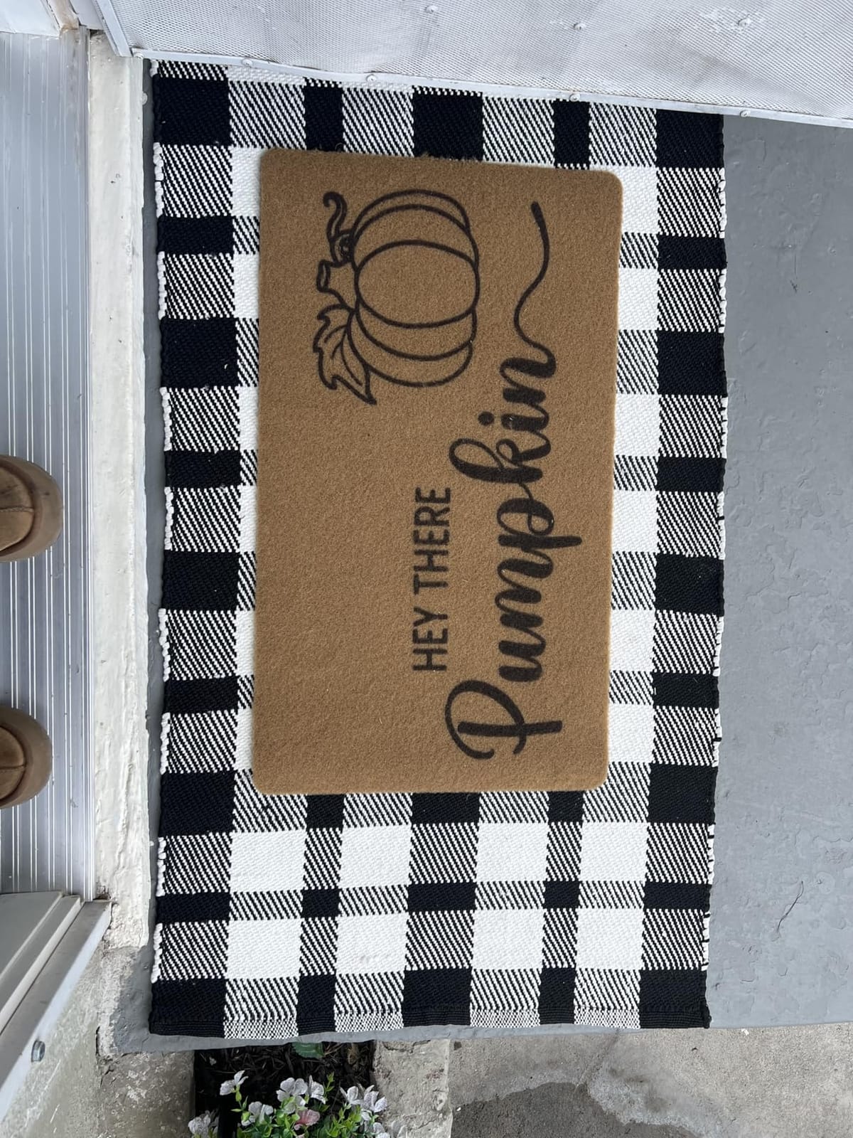 Floral Welcome Mat 17
