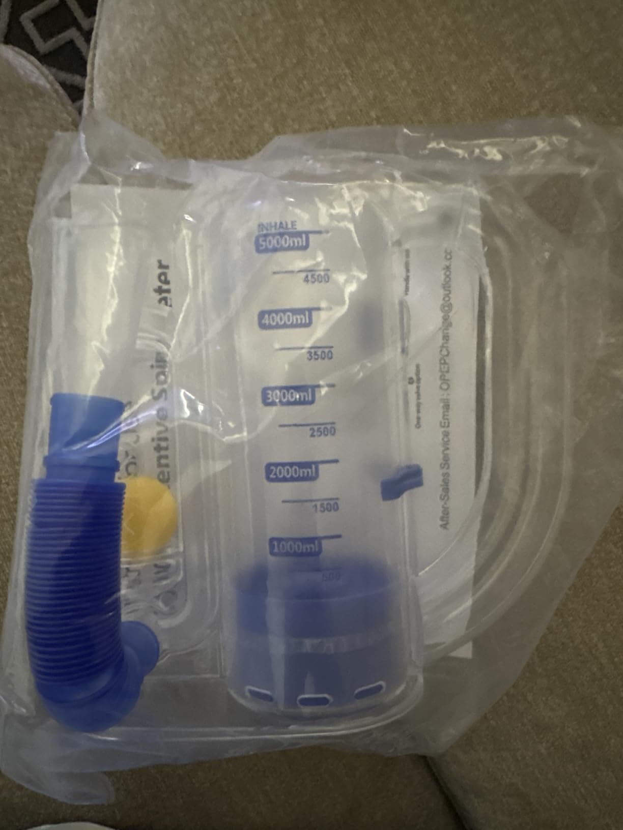 Incentive Spirometer, Breathing Exercise Device for Lungs, Lung Exerciser Device customer photo 1