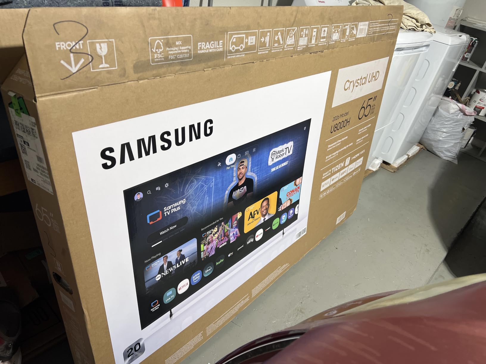 Samsung 65-Inch Class Crystal UHD U8000H Series Samsung Vision AI Smart TV (2026 Model, 65U8000H) Processor 4K, Endless Free Content, Motion Xcelerator, Color Booster, Alexa Built-in customer photo 1