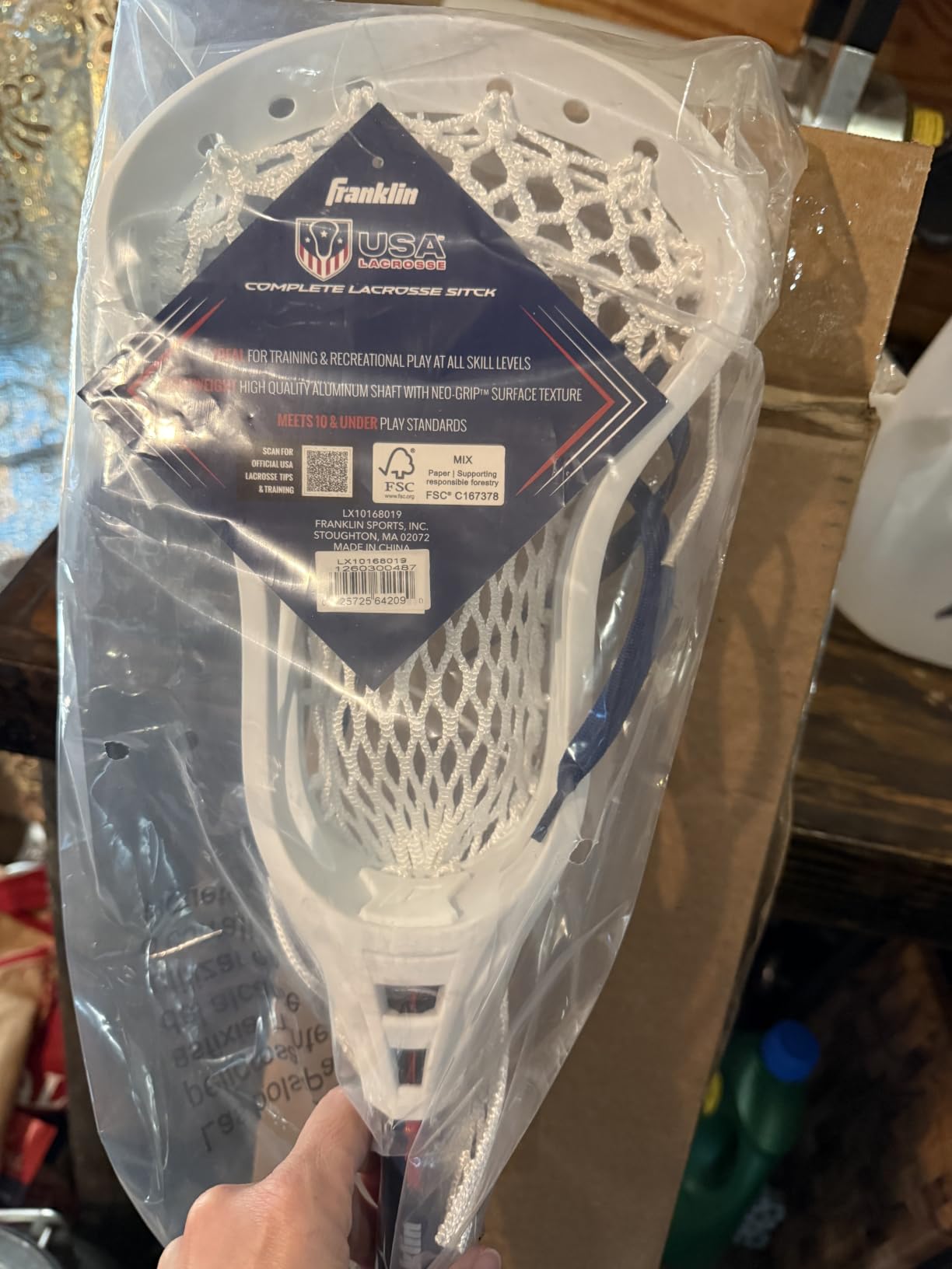 Franklin Sports USA Lacrosse Youth Sticks customer photo 1