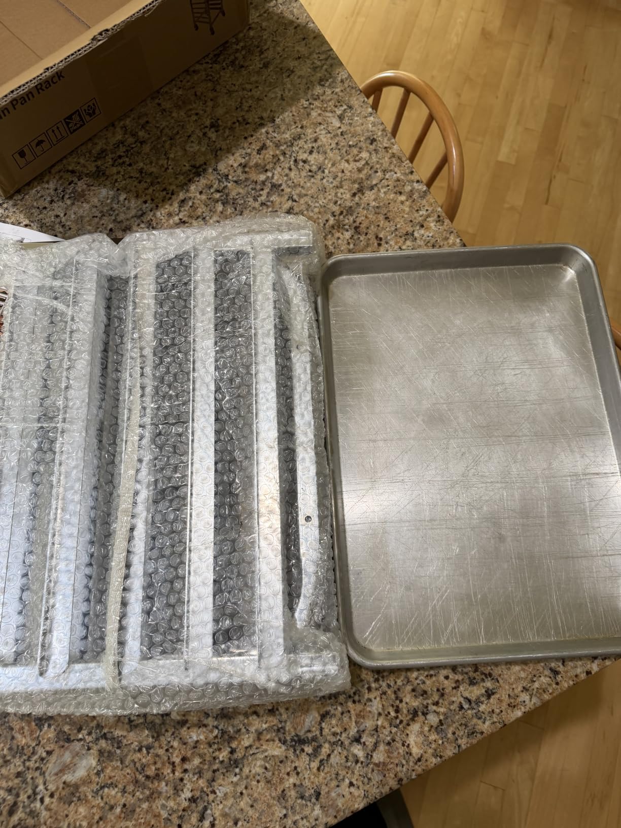 10-Tier Bun Pan Rack with Wheels for Home Use | 1/2 & 1/4 Sheet Pan|Baking Bread Cooling Rack|Speed Bun Pan Rack|Home Bakery Rolling Cart|Dough Proofing customer photo 2