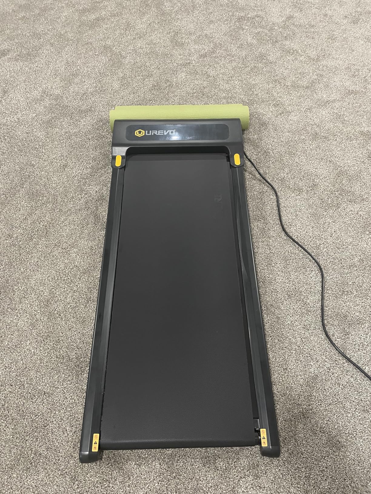 Smart Walking Pad, Standing Desk Treadmill with Double Shock Absorption, Quiet Operation, Workout APP with Track Insights and MIIT Mode, Plug and Play, Remote or APP Control for Home Office customer photo 2