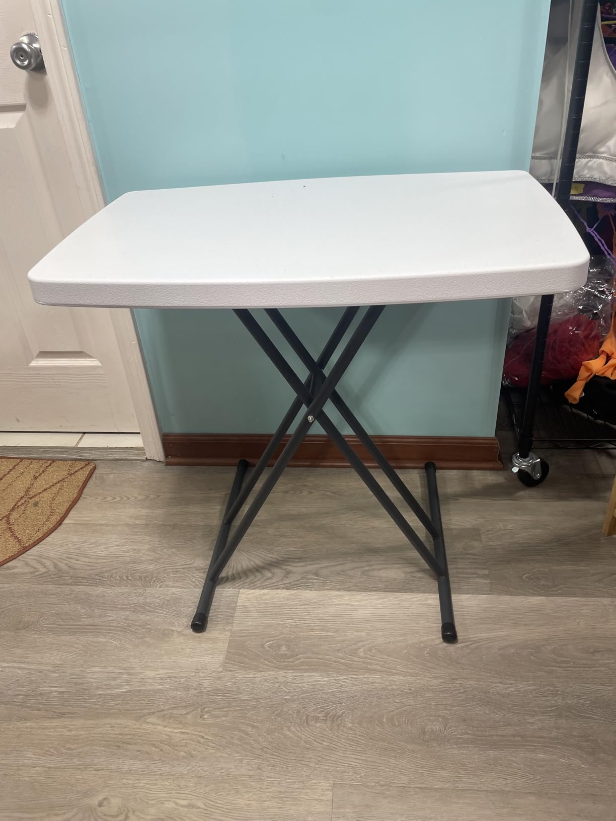 6FT Folding Table 4 Pack, Heavy Duty Plastic Foldable Tables with Carry Handles, Fold-in-Half Portable Utility Tables with Steel Legs for Party, Wedding, Banquet, Camping, Picnic, Event, Indoor Outdoor, White customer photo 2