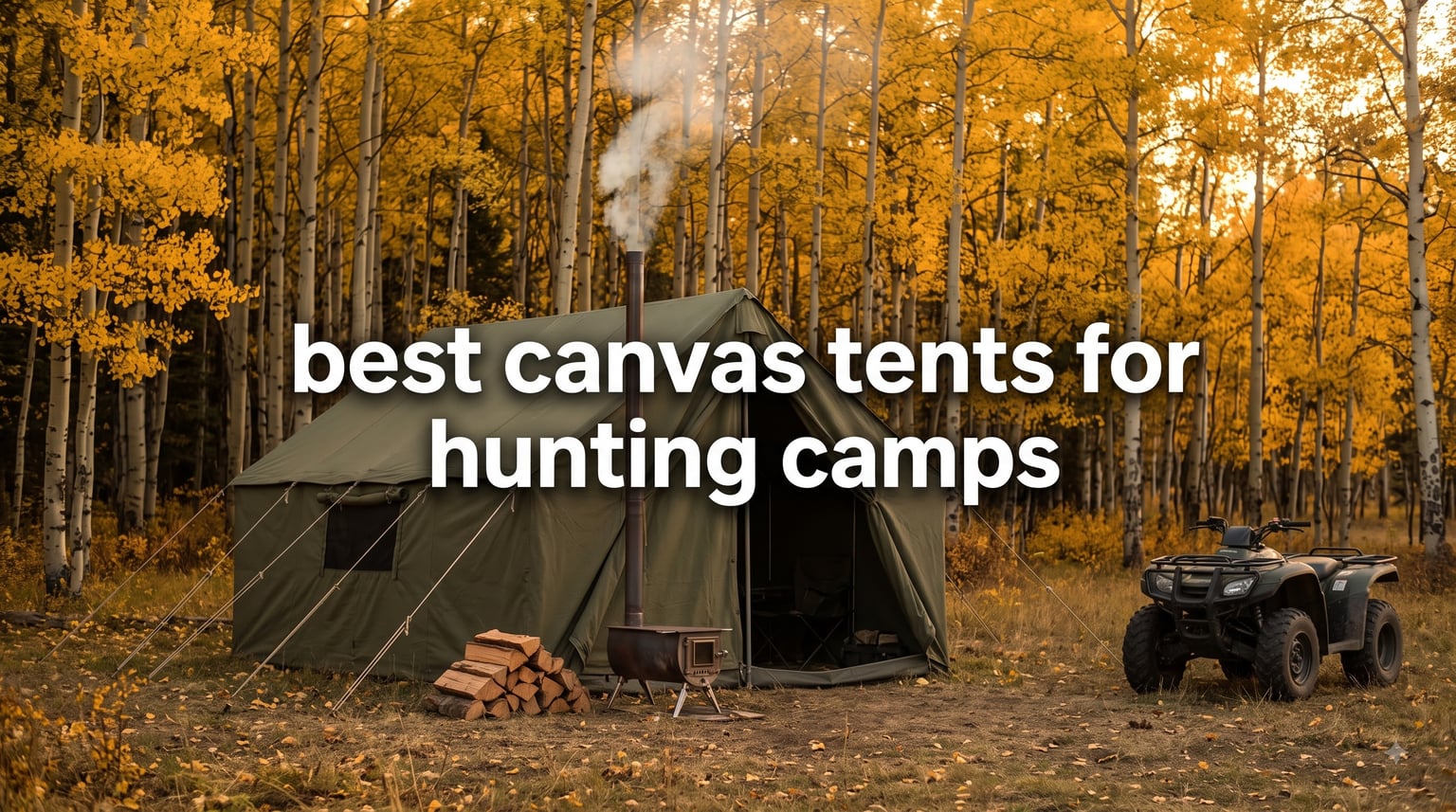 best canvas tents for hunting camps