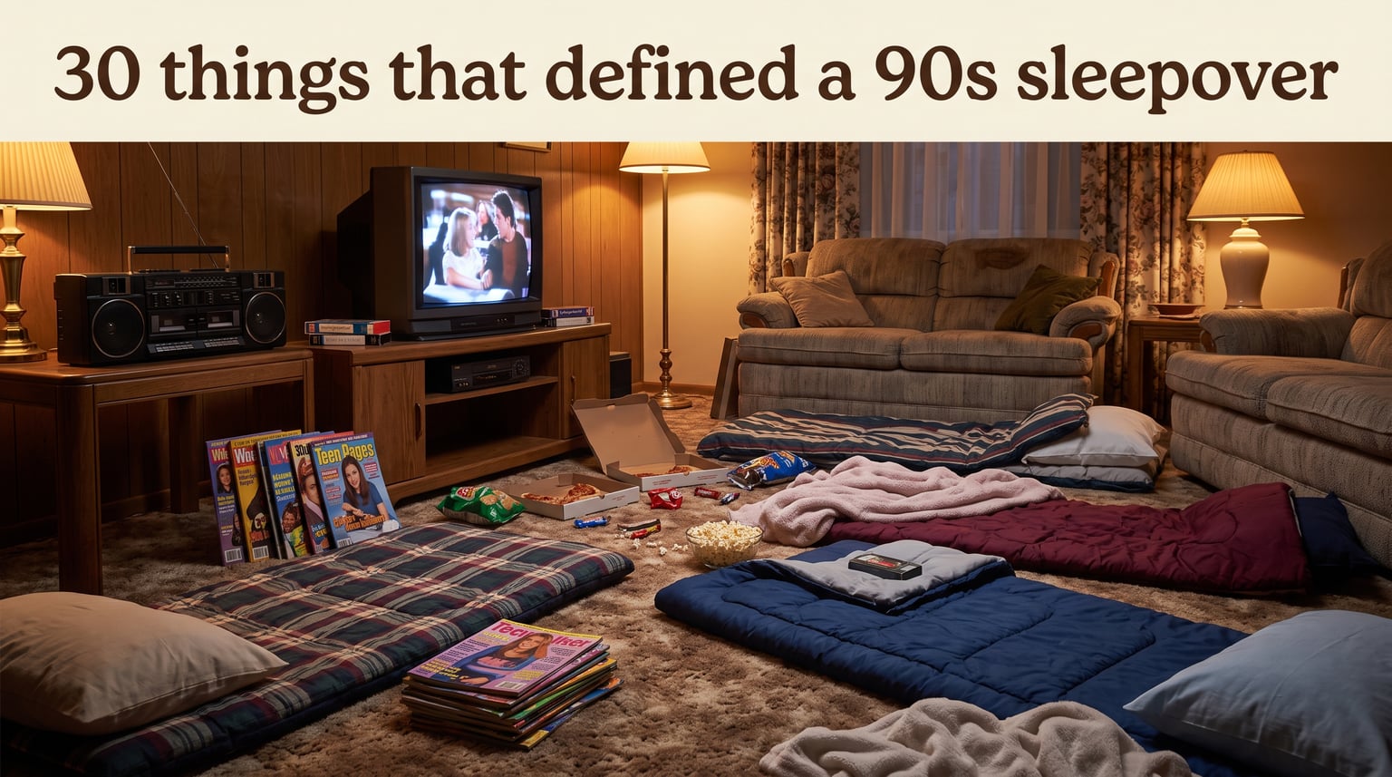 30 things that defined a 90s sleepover