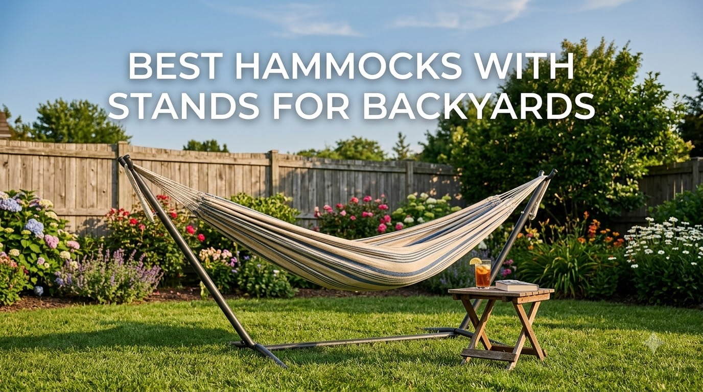 best hammocks with stands for backyards