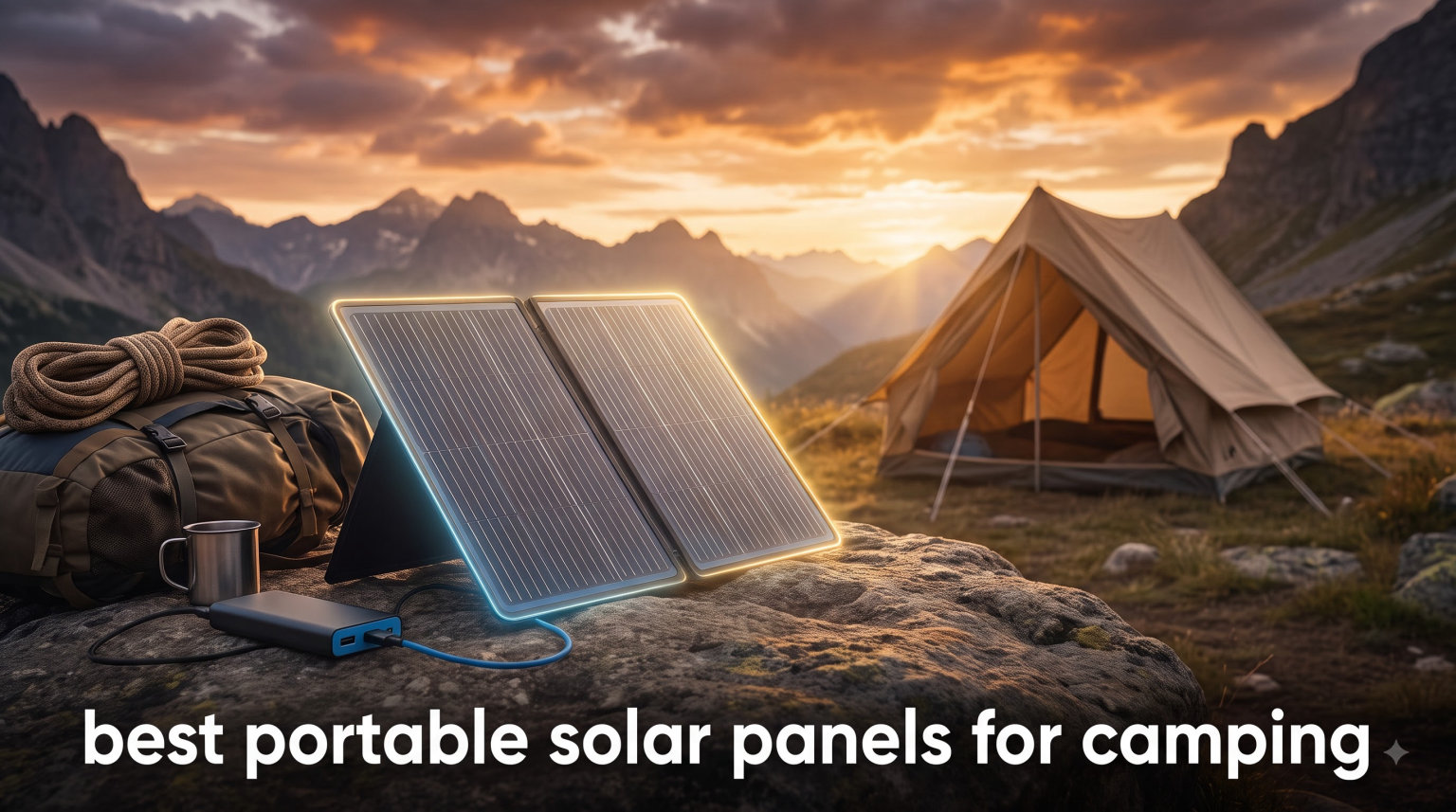 best portable solar panels for camping