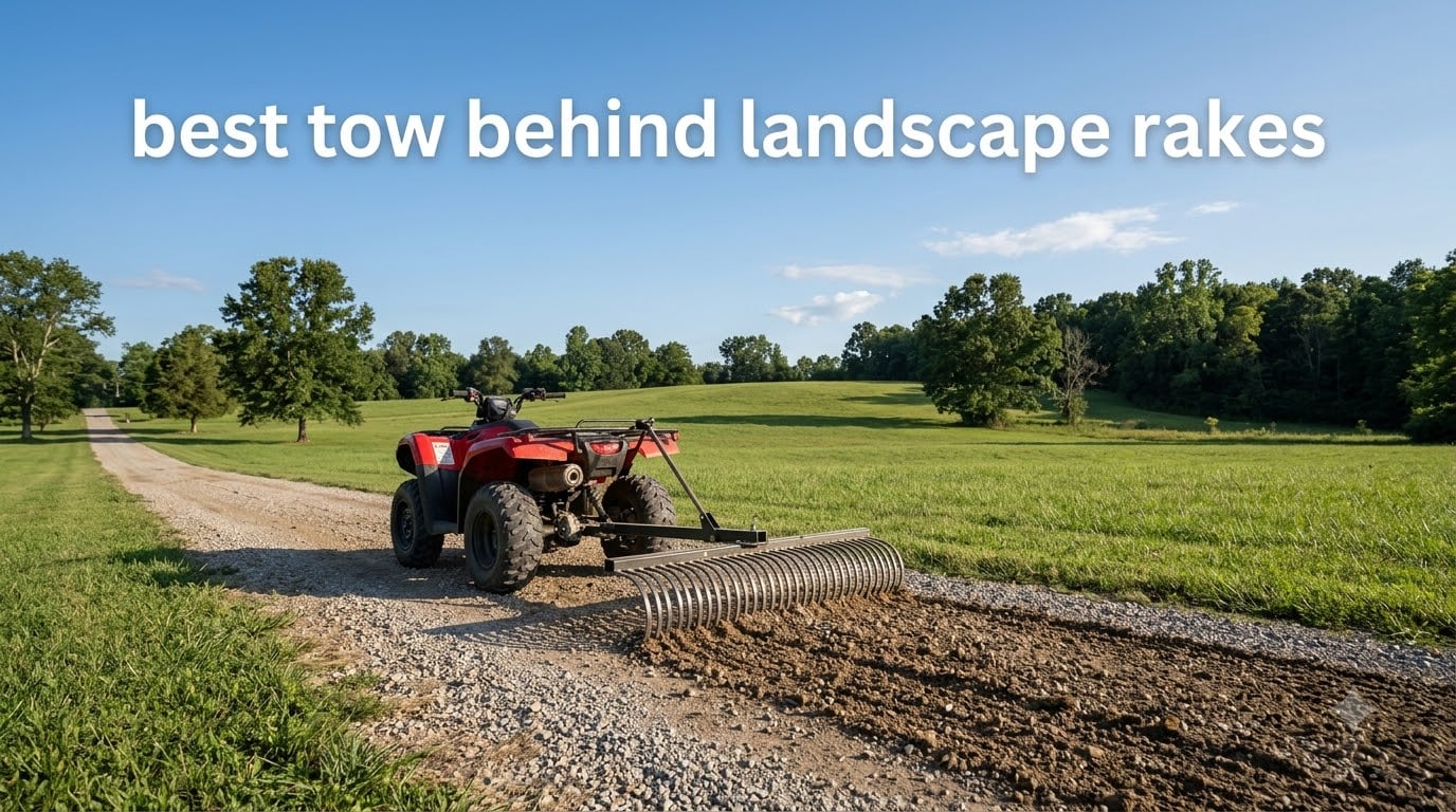 best tow behind landscape rakes