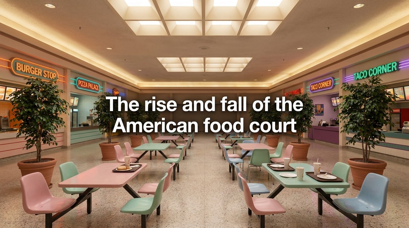 The rise and fall of the American food court