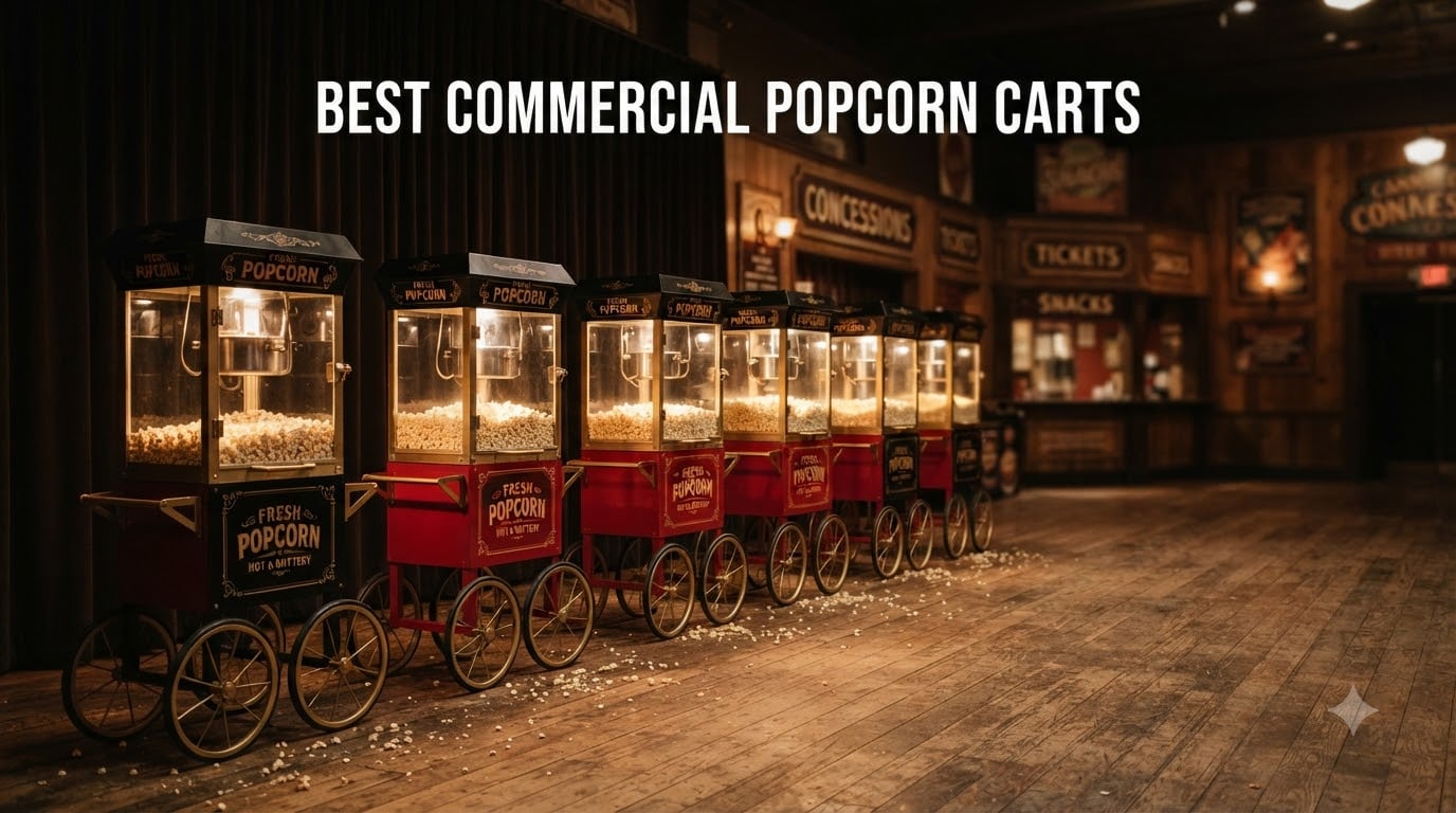 best commercial popcorn carts