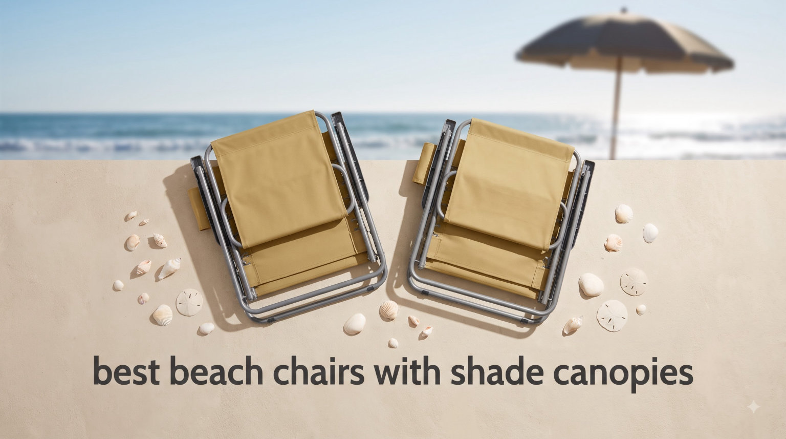 best beach chairs with shade canopies