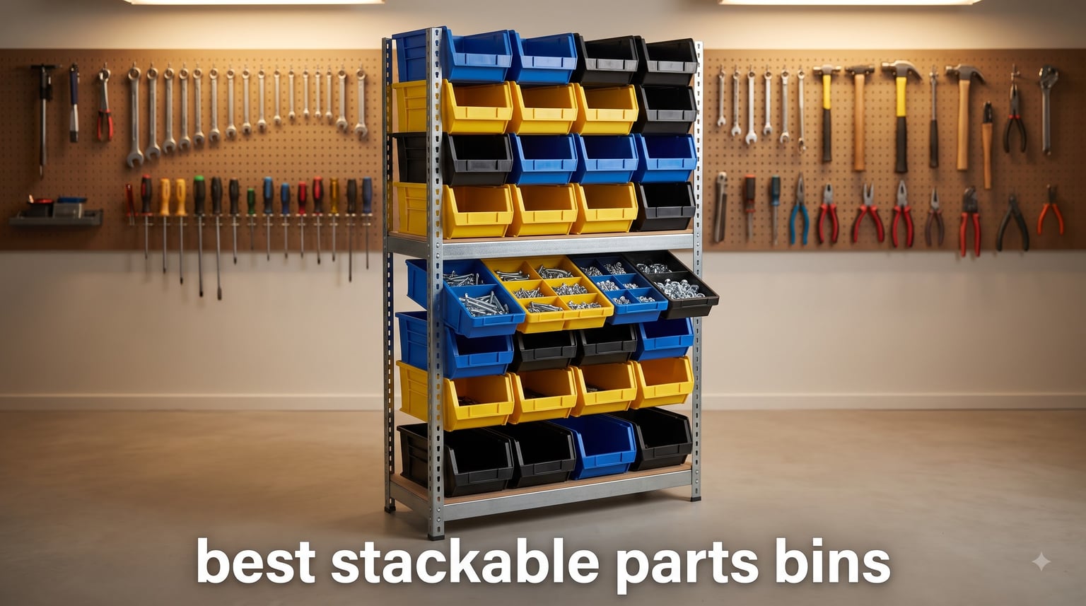 best stackable parts bins