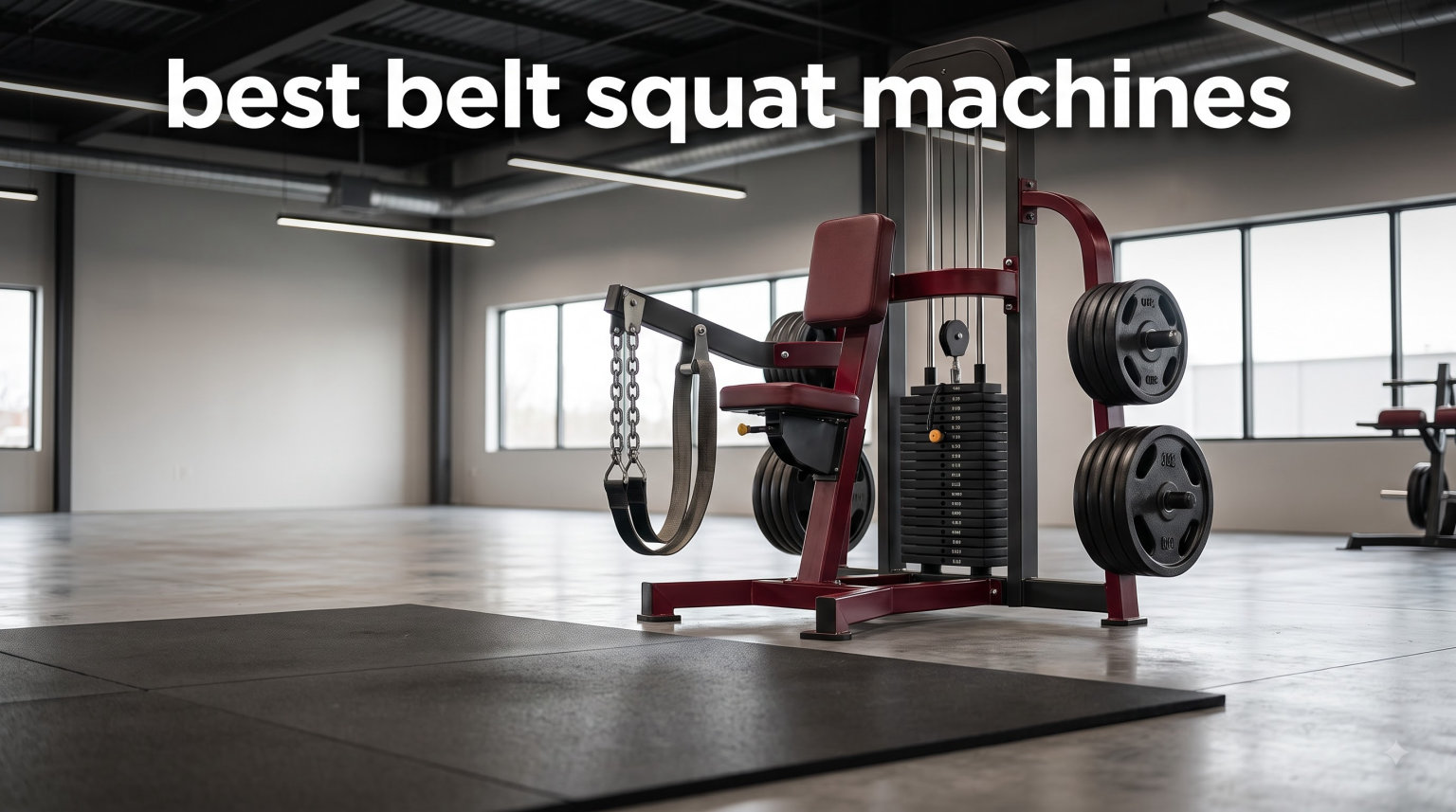 best belt squat machines