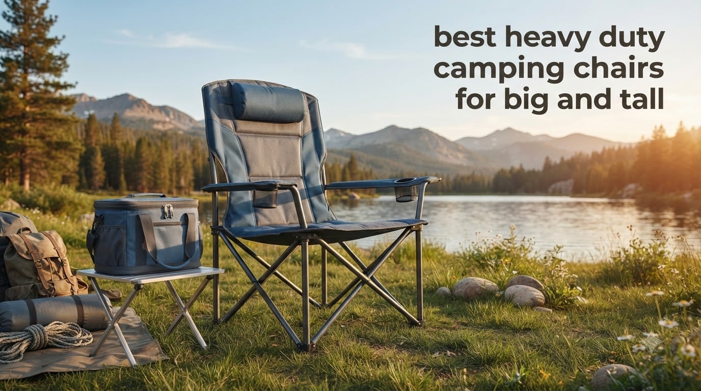 best heavy duty camping chairs for big and tall