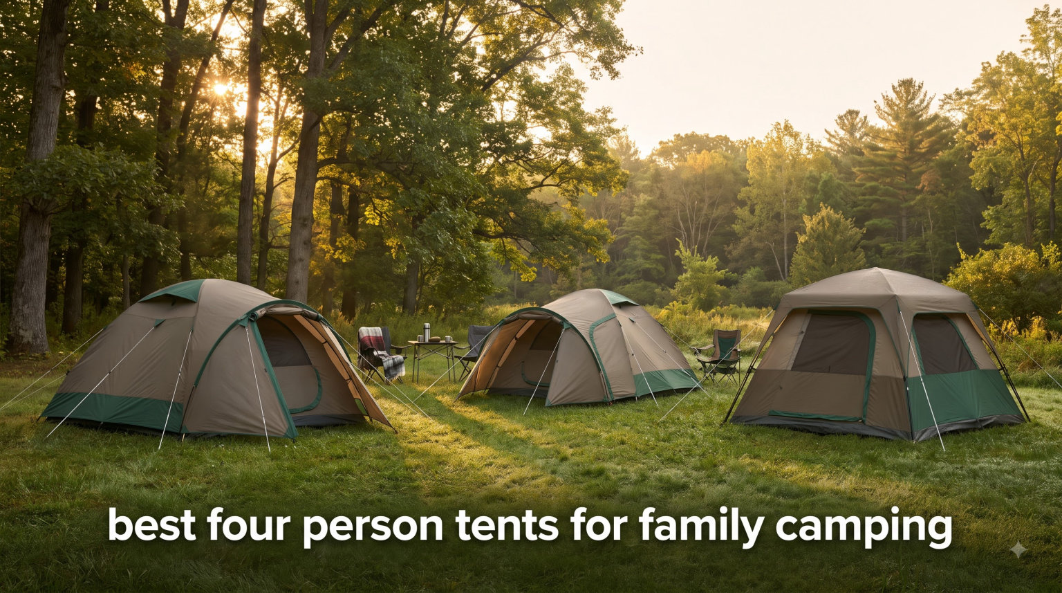 best four person tents for family camping