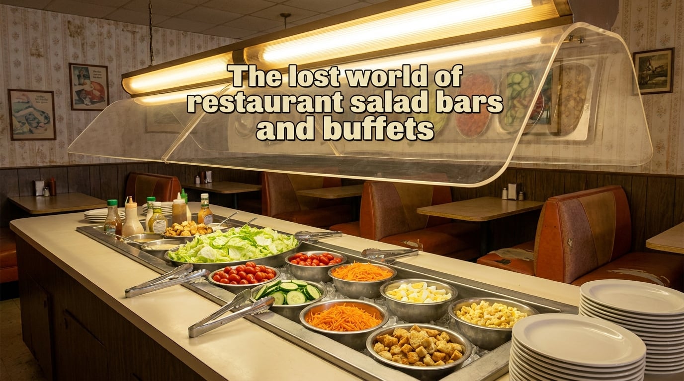 The lost world of restaurant salad bars and buffets