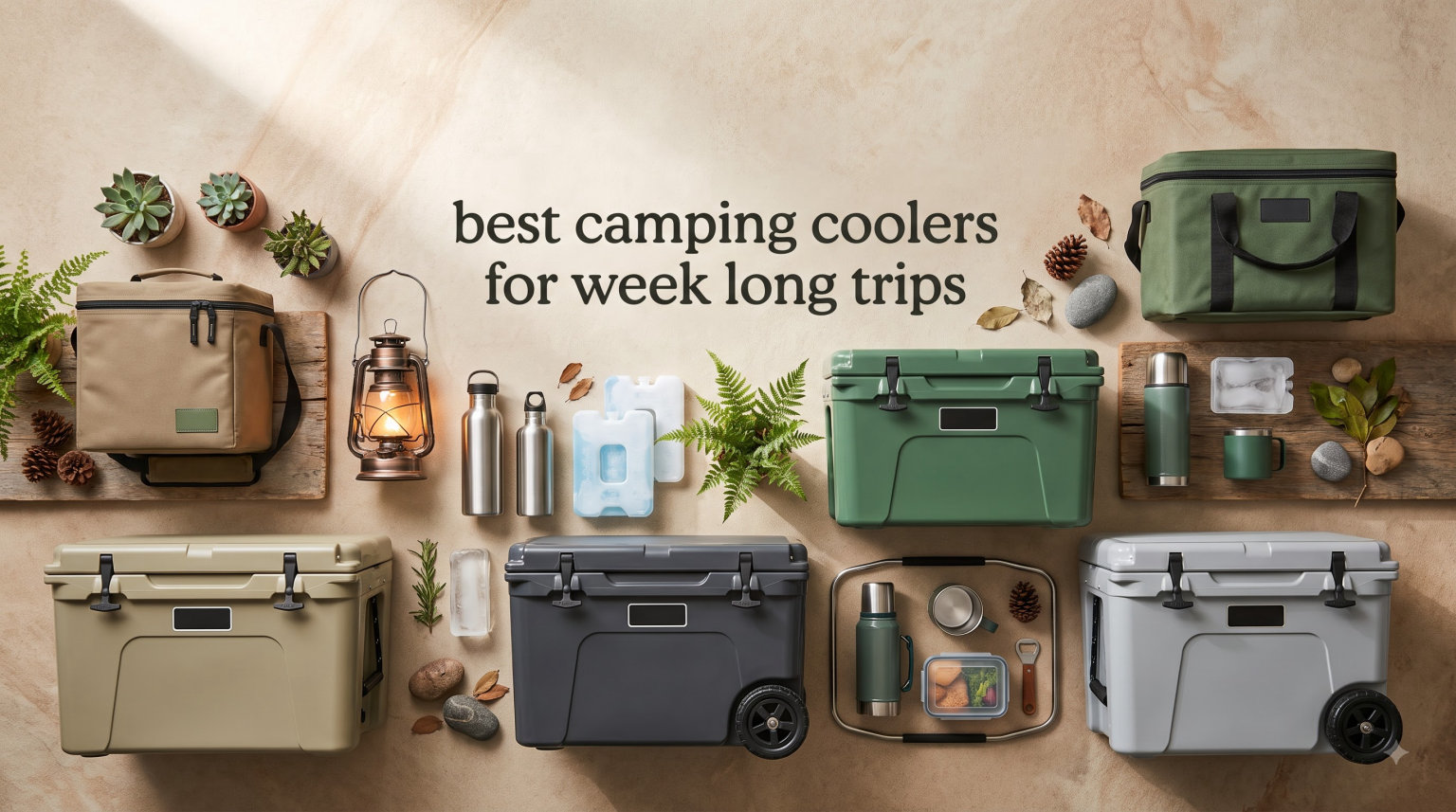 best camping coolers for week long trips