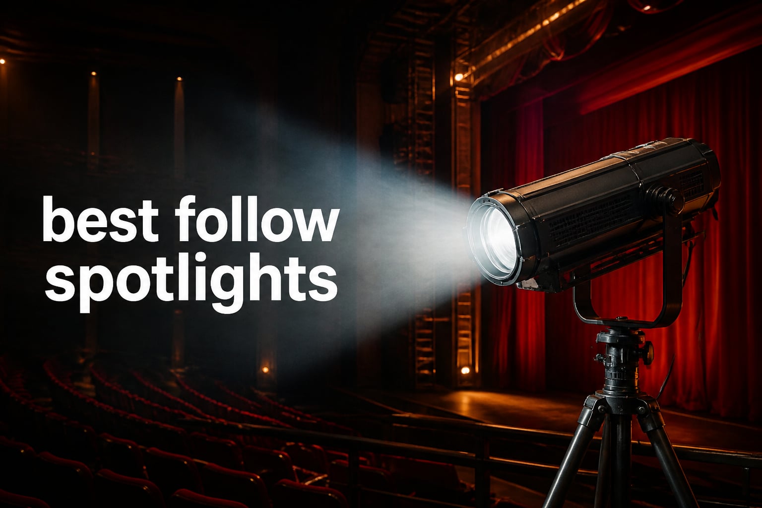 best follow spotlights