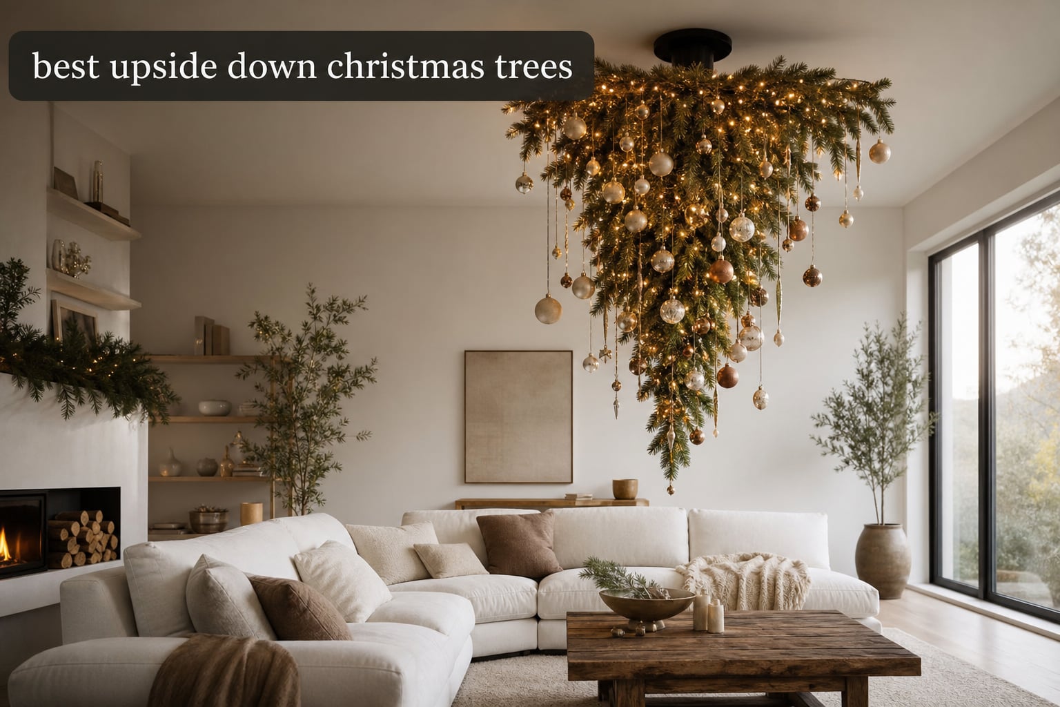 best upside down christmas trees