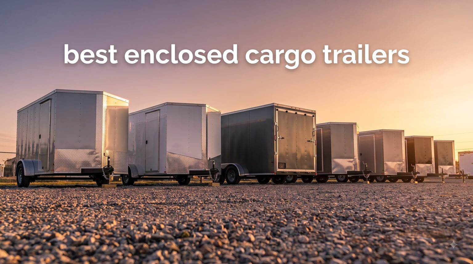 best enclosed cargo trailers