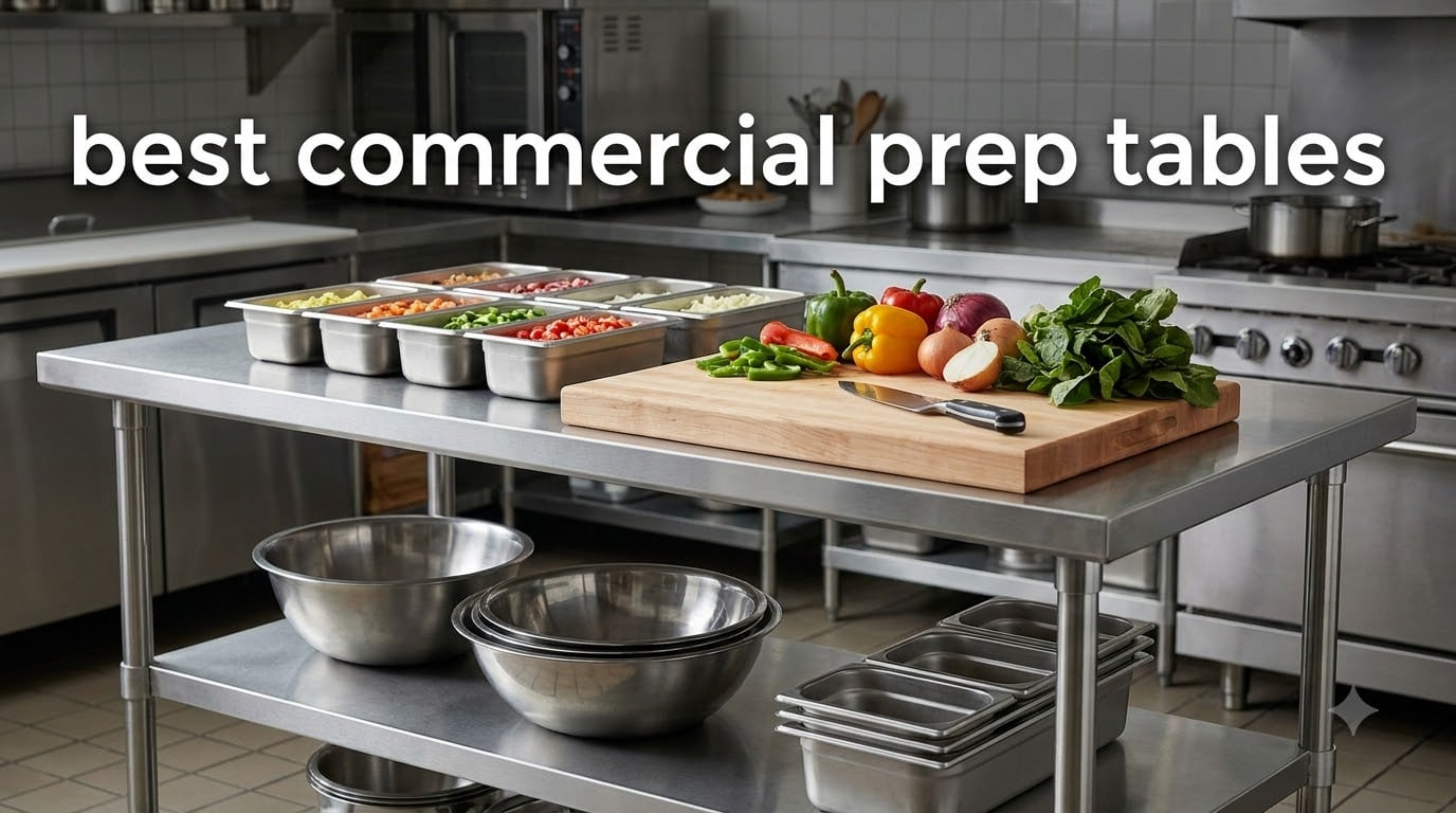 best commercial prep tables