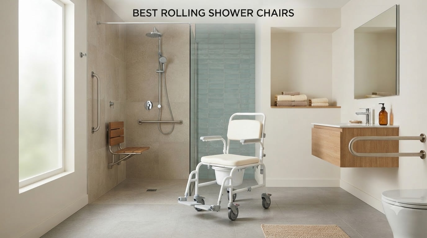best rolling shower chairs