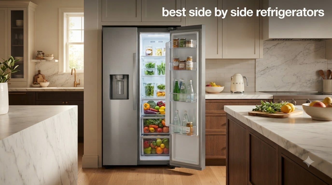 best side by side refrigerators