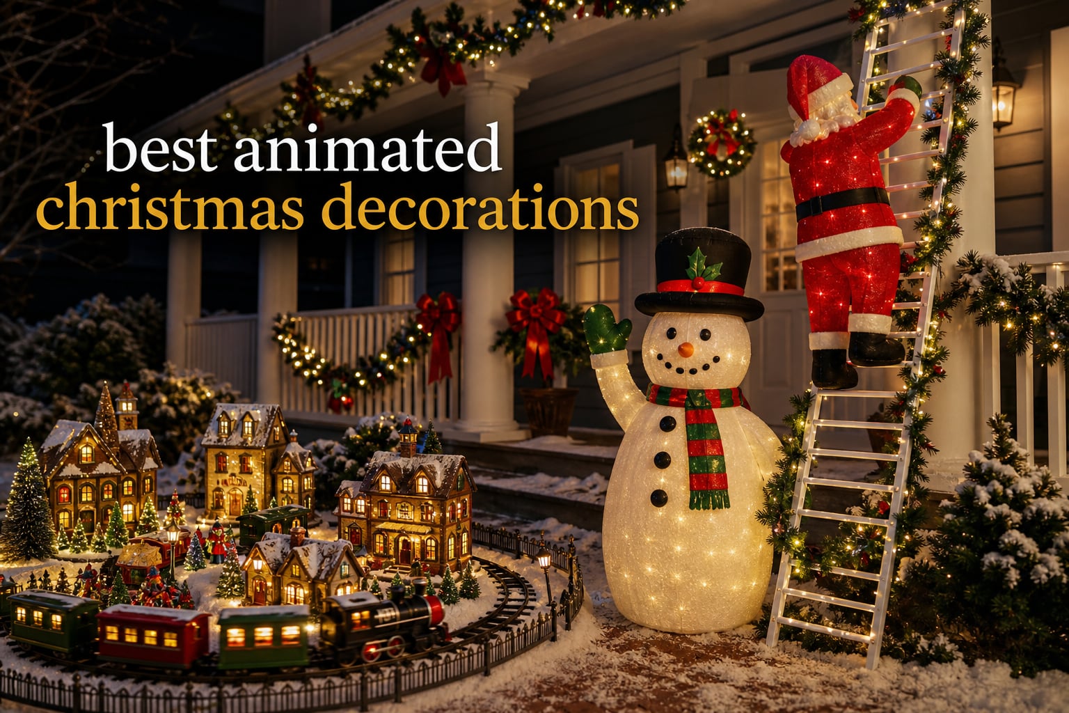 best animated christmas decorations