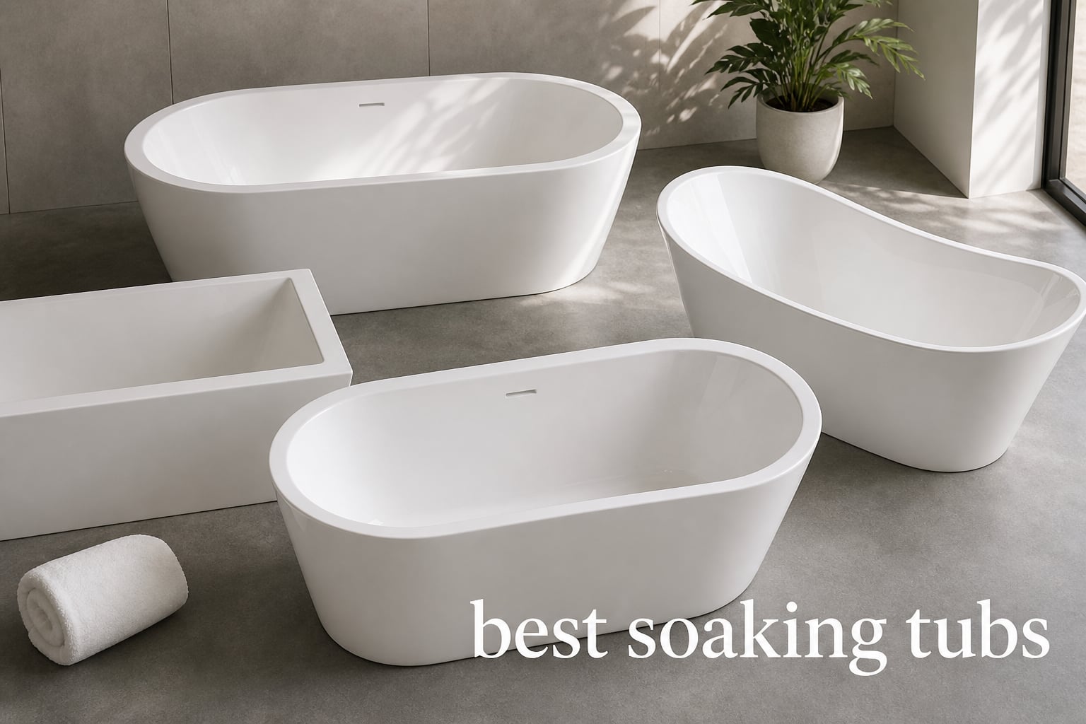 best soaking tubs
