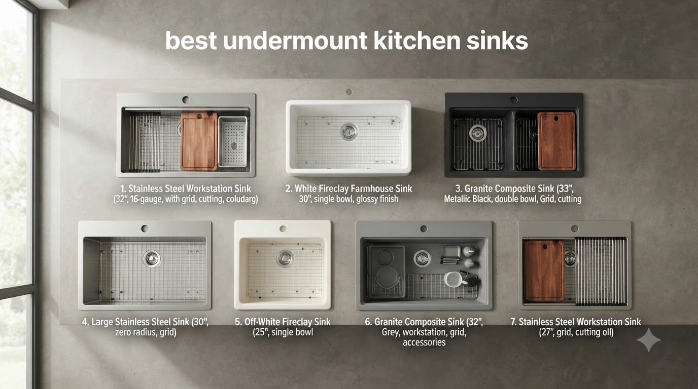 best undermount kitchen sinks