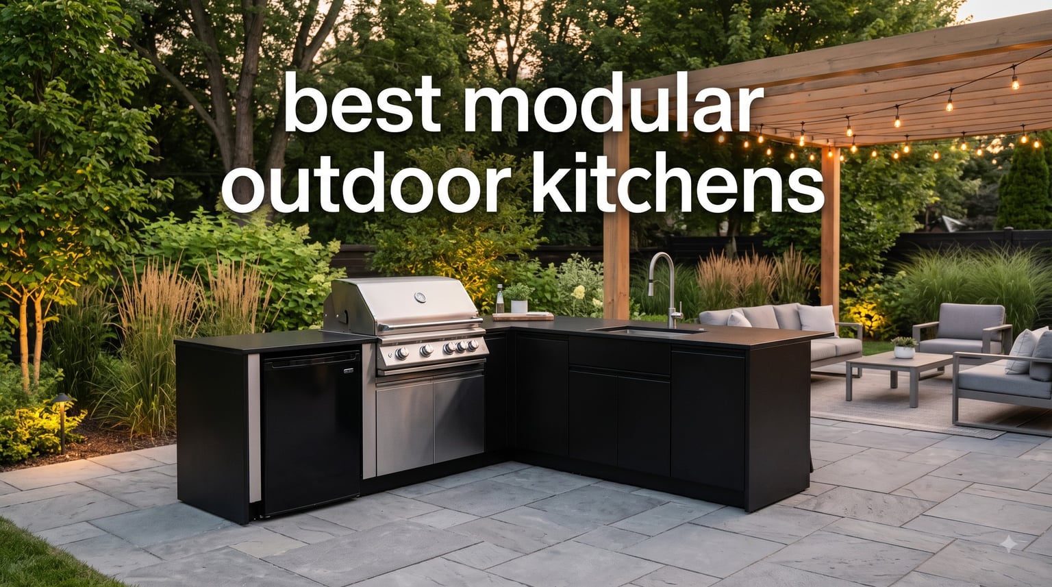 best modular outdoor kitchens