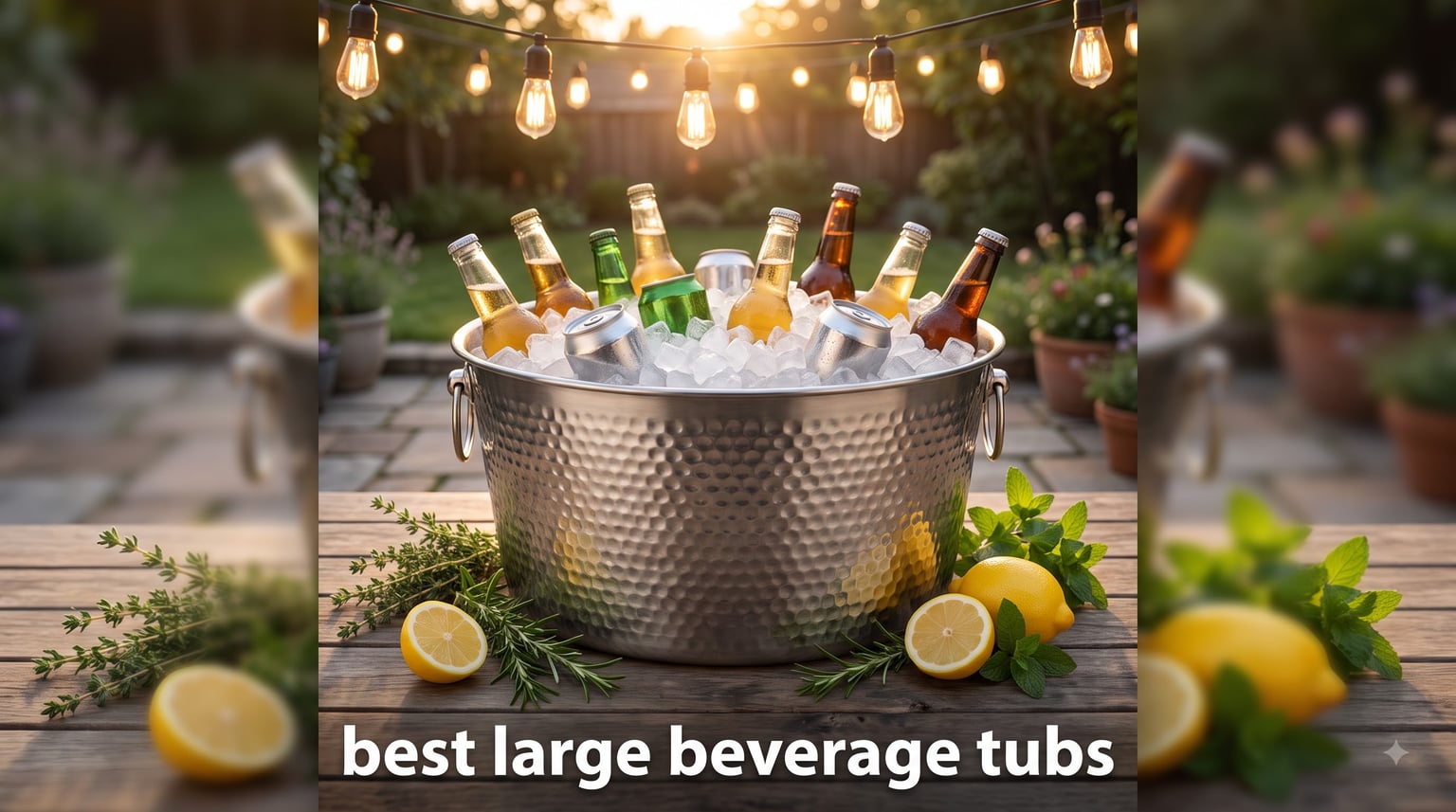 best large beverage tubs