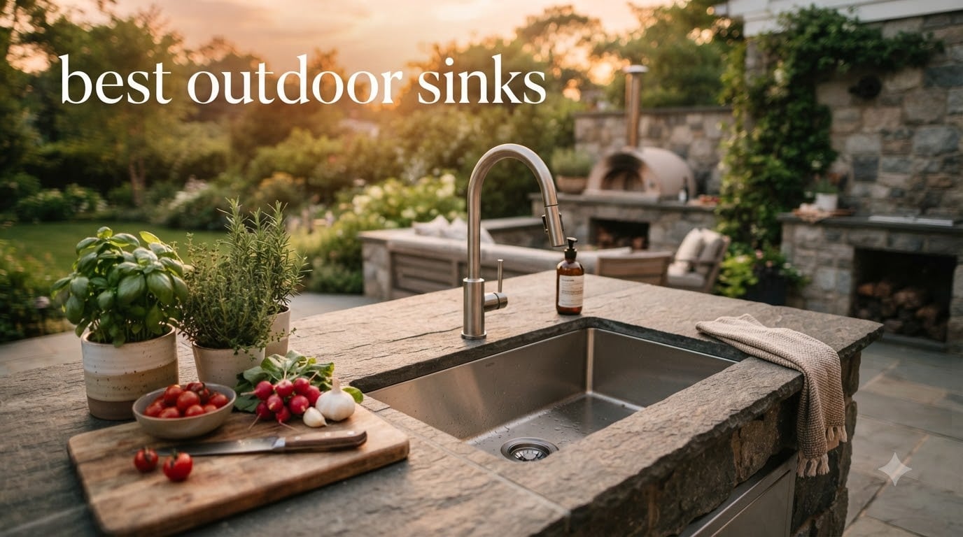 best outdoor sinks