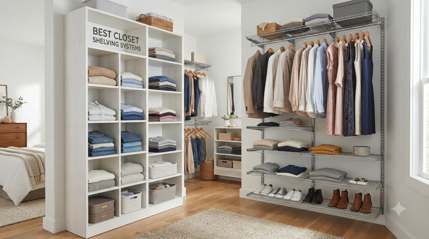 best closet shelving systems