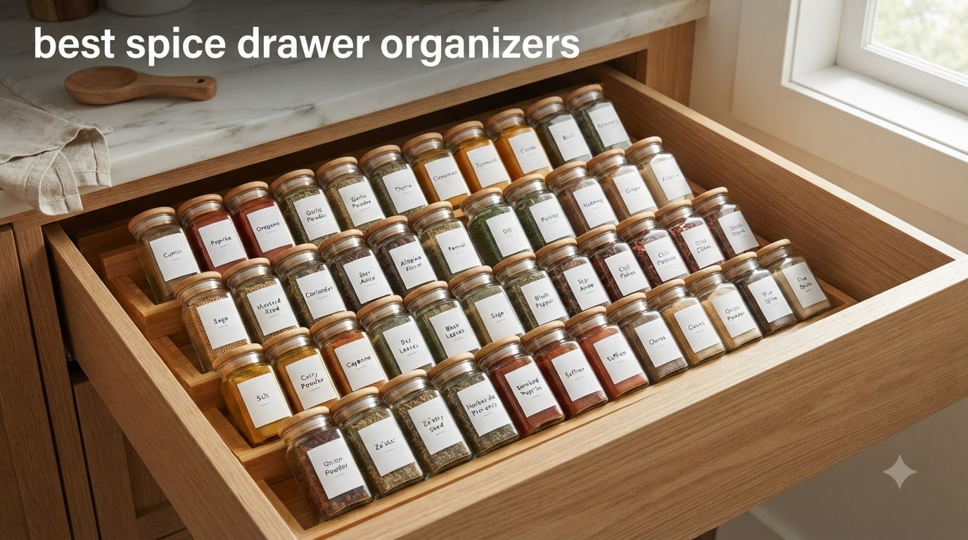 best spice drawer organizers