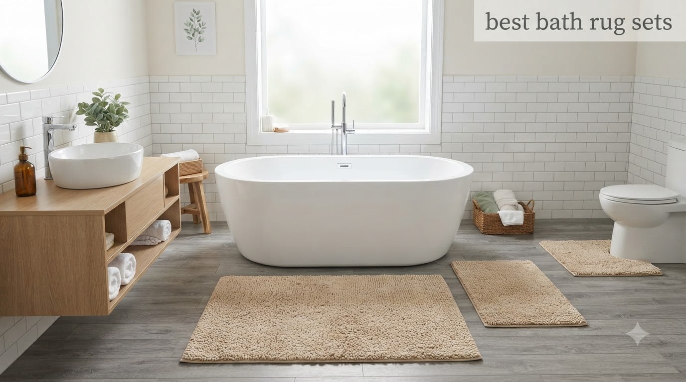 best bath rug sets