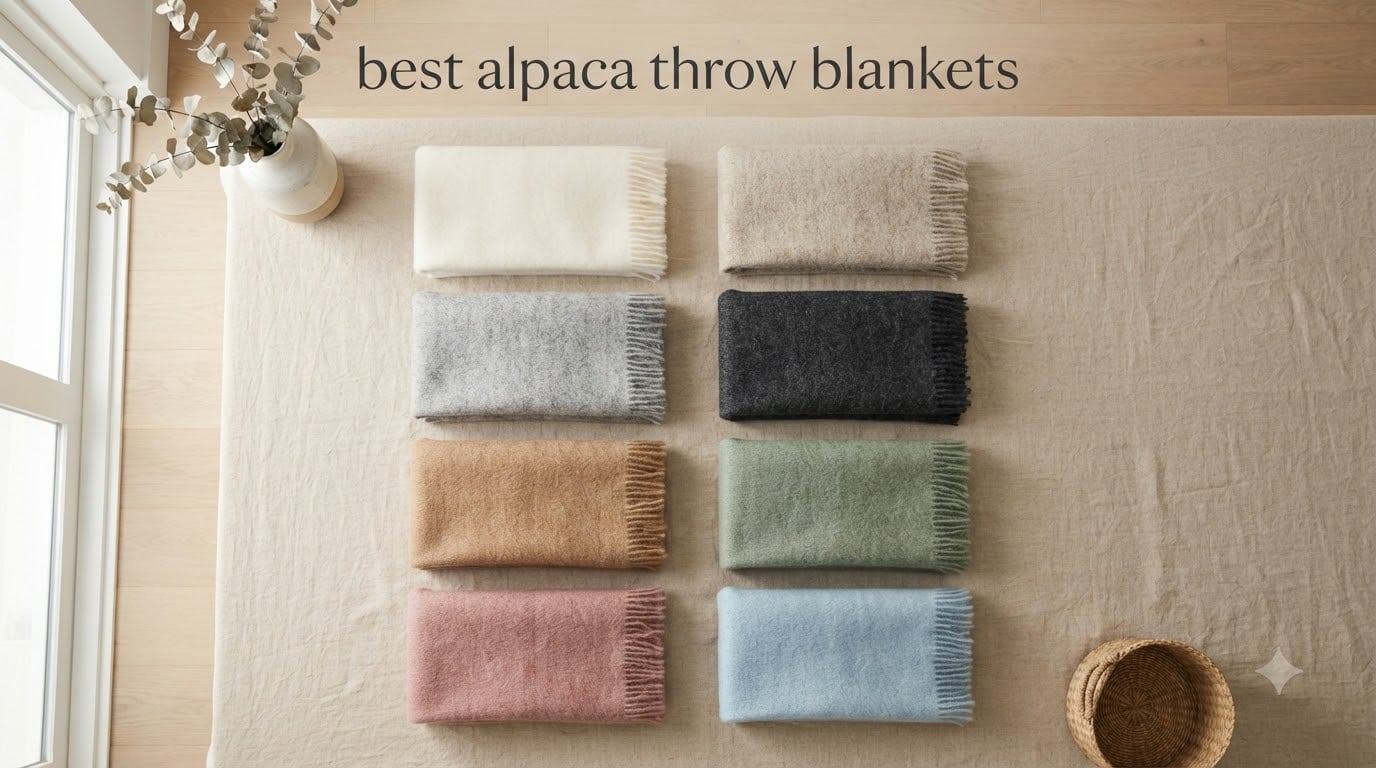 best alpaca throw blankets