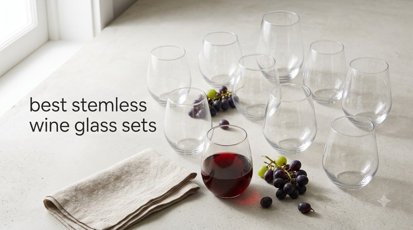 best stemless wine glass sets