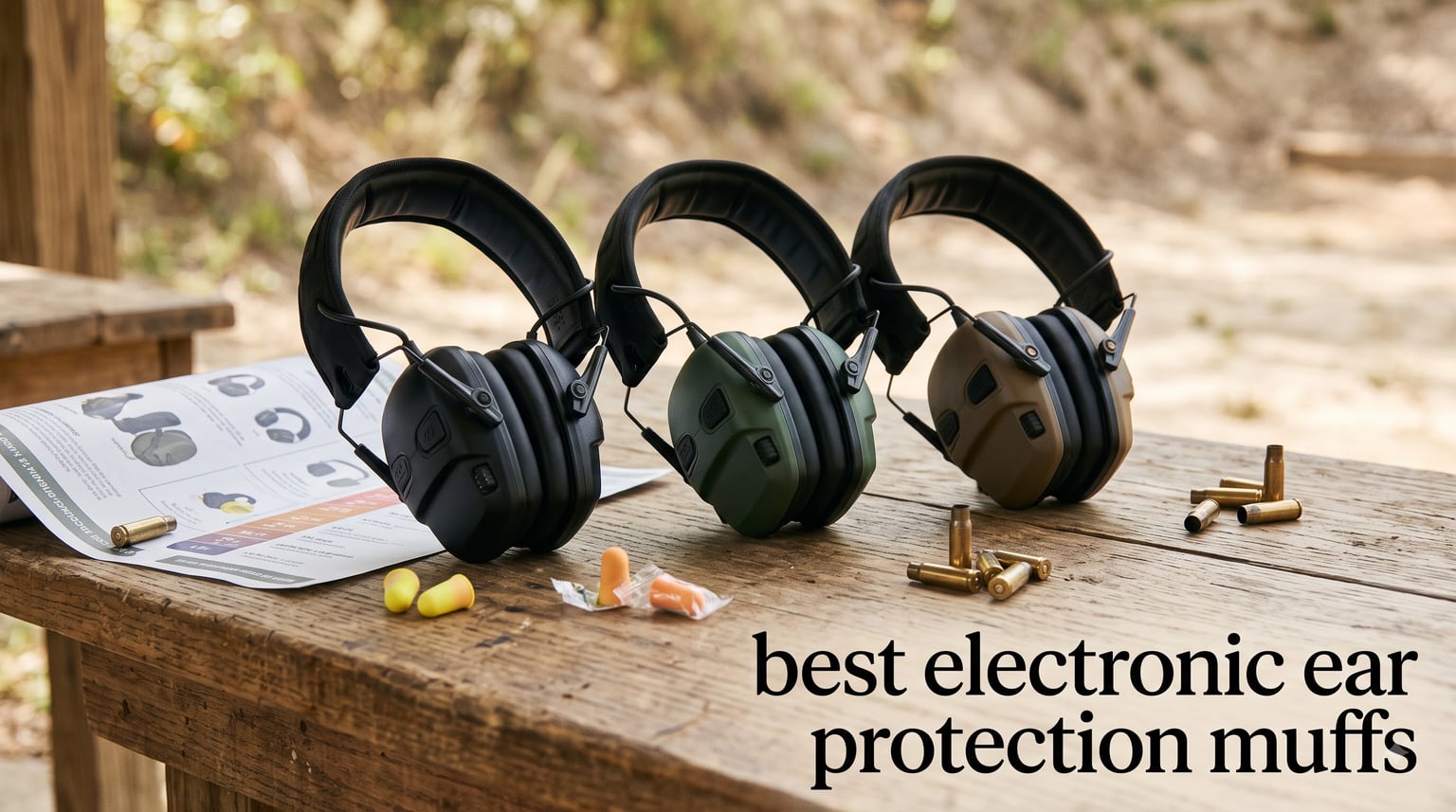 best electronic ear protection muffs