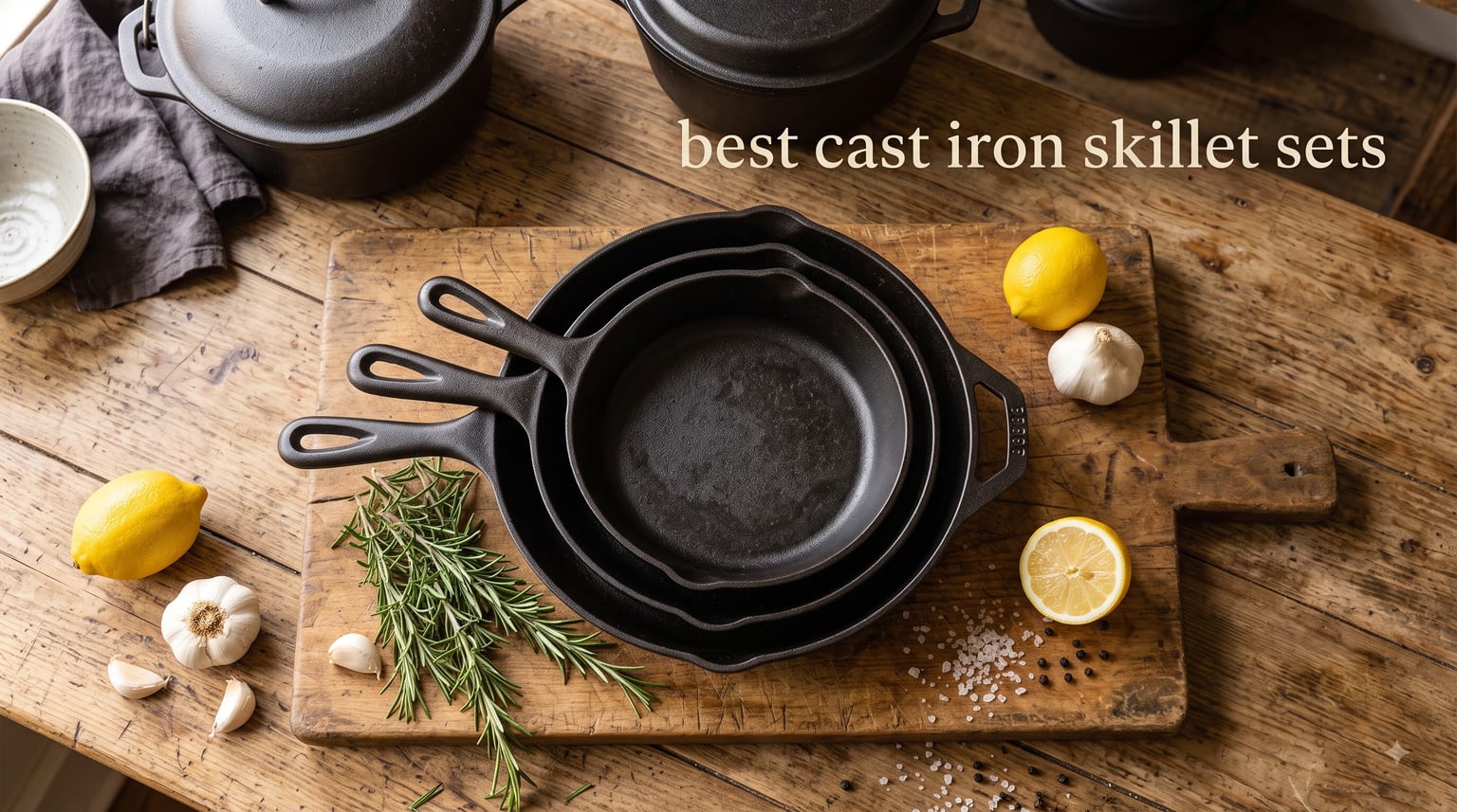 best cast iron skillet sets