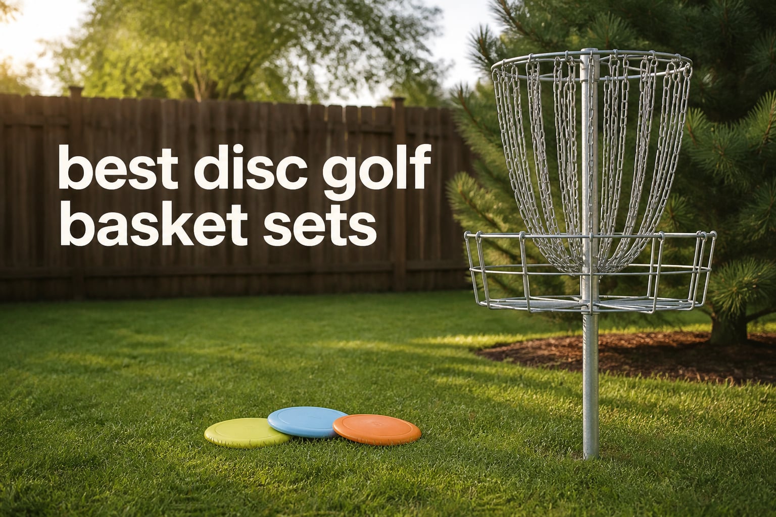 best disc golf basket sets