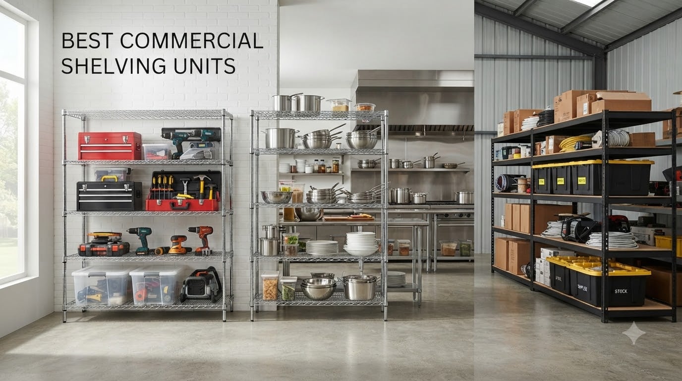 best commercial shelving units