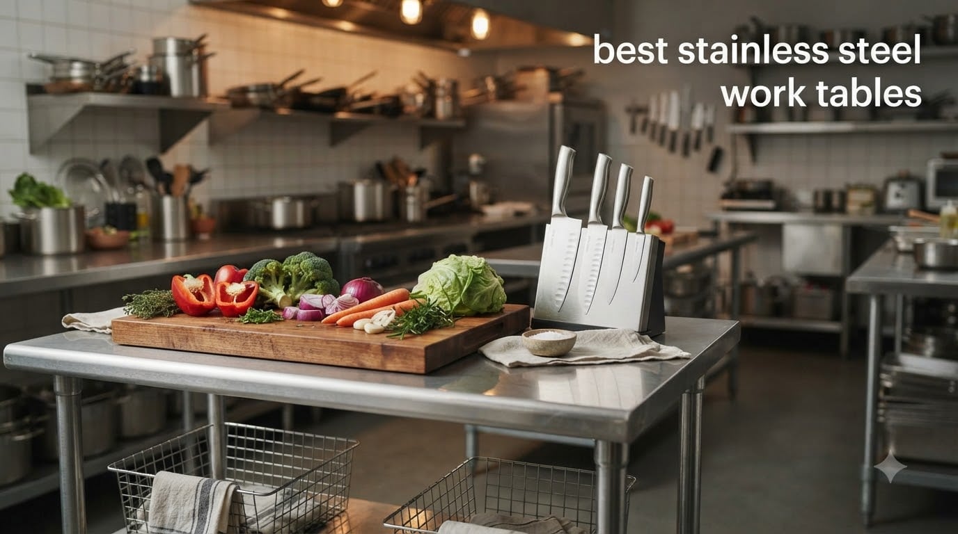 best stainless steel work tables