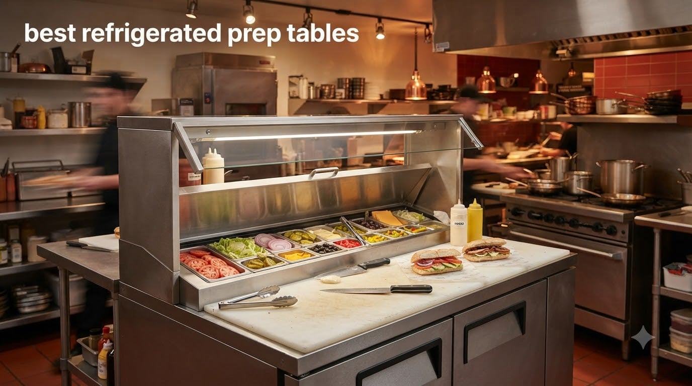 best refrigerated prep tables
