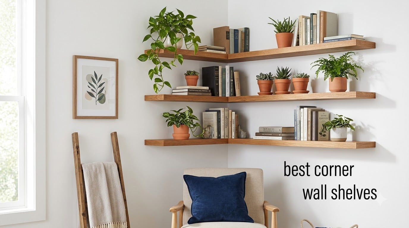 best corner wall shelves