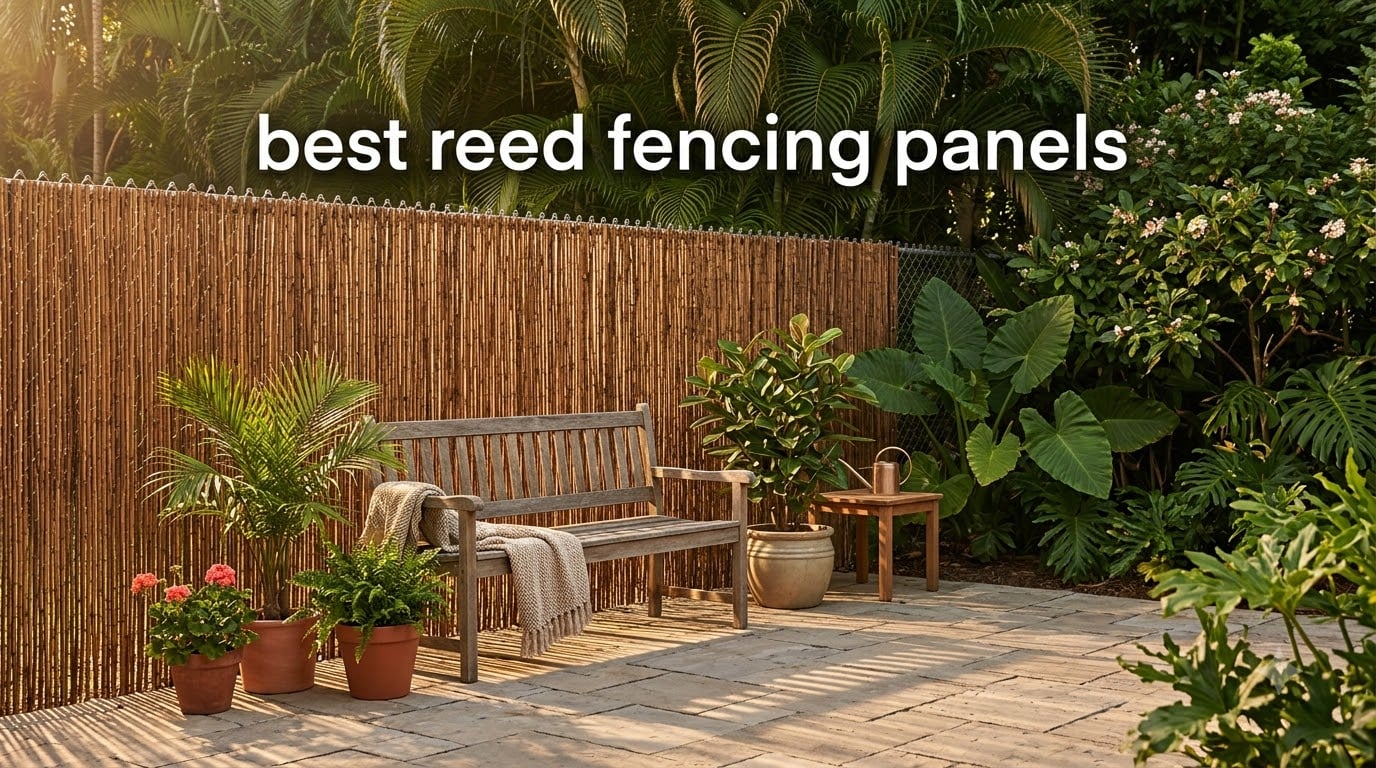 best reed fencing panels