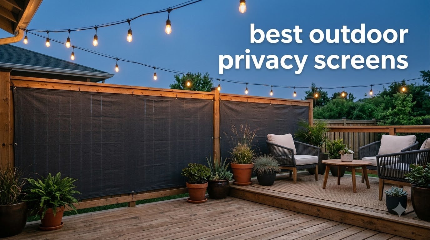 best outdoor privacy screens