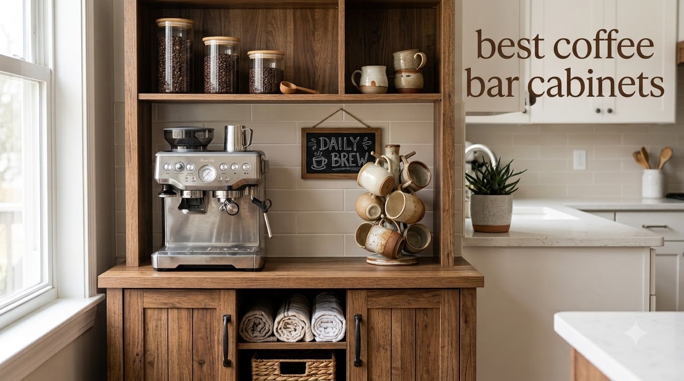 best coffee bar cabinets